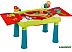 Игровой стол Keter Creative Fun Table 231588 (бирюзовый/красный) Игровой стол Keter Creative Fun Table 231588 (бирюзовый/красный)