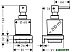 Дозатор для жидкого мыла Hansgrohe AddStoris 41745700 Дозатор для жидкого мыла Hansgrohe AddStoris 41745700