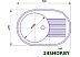 Кухонная мойка AlfaGrant Elgrant AG-004 (платина) Кухонная мойка AlfaGrant Elgrant AG-004 (платина)