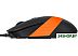 Мышь A4Tech Fstyler FM10 (черный/оранжевый)