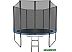 Батут GetActive Jump 10ft - 312 см с лестницей, внешней сеткой (синий) Батут GetActive Jump 10ft - 312 см с лестницей, внешней сеткой (синий)