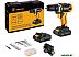 Дрель-шуруповерт Deko Sharker 16V Set 63 083-1041 (с 2-мя АКБ, кейс)