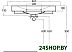 Умывальник Sanovit Plazma 85x49 [5085]