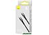 Кабель Baseus Glimmer Series Fast Charging Data Cable USB Type-C - Type-C 100W CADH000701 (1 м, черн