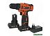 Дрель-шуруповерт Калибр ДА-20/2 76623 (с 2-мя АКБ, кейс)