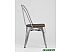 Стул Stool Group Tolix wood (серебристый матовый)