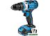 Дрель-шуруповерт Bull SR 1801 (с 2-мя АКБ)