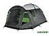 Кемпинговая палатка High Peak Santiago 5 (светло-серый/темно-серый/зеленый)