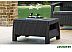 Кофейный столик садовый Keter Corfu Table 241945 (графит) Кофейный столик садовый Keter Corfu Table 241945 (графит)