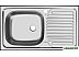 Кухонная мойка Ukinox Классика CLM760.435 5K 2L (с сифоном) Кухонная мойка Ukinox Классика CLM760.435 5K 2L (с сифоном)