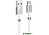 Кабель Hoco U91 Magic Magnetic USB - Micro-USB (1 м, белый) Кабель Hoco U91 Magic Magnetic USB - Micro-USB (1 м, белый)