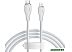 Кабель Baseus Pudding Series Fast Charging USB Type-C - Lightning (1.2 м, белый) Кабель Baseus Pudding Series Fast Charging USB Type-C - Lightning (1.2 м, белый)