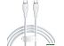 Кабель Baseus Pudding Series Fast Charging Cable 100W USB Type-C - USB Type-C (1.2 м, белый) Кабель Baseus Pudding Series Fast Charging Cable 100W USB Type-C - USB Type-C (1.2 м, белый)