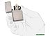 Зажигалка Zippo Armor Brushed Chrome 162 Зажигалка Zippo Armor Brushed Chrome 162