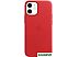 Чехол Apple MagSafe Leather Case для iPhone 12 mini (алый)