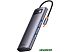 Док-станция Baseus Metal Gleam Series 8-in-1 Multifunctional Type-C HUB Docking Station Gray WKWG050