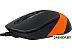 Мышь A4Tech Fstyler FM10 (черный/оранжевый)