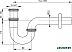 Сифон Alcaplast A432 Сифон Alcaplast A432