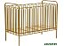 Детская кроватка Polini Kids Vintage 110 (золотистый)