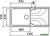 Кухонная мойка Elleci Ego 480 Bianco Antico G62 Кухонная мойка Elleci Ego 480 Bianco Antico G62