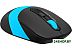Мышь A4Tech FG10 (черный/синий)