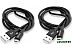 Кабель Verbatim 2 шт USB2.0 AM-microBM 1.0м (черный) Кабель Verbatim 2 шт USB2.0 AM-microBM 1.0м (черный)