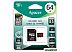 Карта памяти Apacer microSDXC AP64GMCSX10U5-R 64GB (с адаптером)