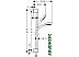Душевой гарнитур Hansgrohe Croma Select E [26582400]