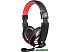 Наушники с микрофоном OKLICK HS-L390G (черный/красный)