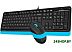 Клавиатура + мышь A4Tech Fstyler F1010 Blue