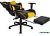 Кресло Norden Lotus Gts RF-8066D реклайнер (экокожа, черный/желтый)