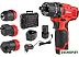 Дрель-шуруповерт Wortex LX BD 1215 Li Set 1326469 (с 2-мя АКБ, кейс)