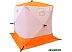 Палатка Следопыт КУБ 3 (белый/оранжевый)