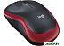 Мышь Logitech M186 (черный/красный)