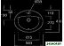 Умывальник Jacob Delafon Odeon E4155 56x43 Умывальник Jacob Delafon Odeon E4155 56x43