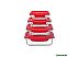 Набор контейнеров Oursson CG3502SS/RD Набор контейнеров Oursson CG3502SS/RD