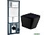 Унитаз WeltWasser Gelbach 004 MT-BL + Marberg 410 SE (черный матовый/хром) Унитаз WeltWasser Gelbach 004 MT-BL + Marberg 410 SE (черный матовый/хром)