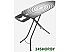 Гладильная доска Brabantia C 124x45 см 134586 (титановые круги/каркас черный) Гладильная доска Brabantia C 124x45 см 134586 (титановые круги/каркас черный)