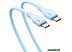 Кабель Baseus Pudding Series USB Type-C - USB Type-C (2 м, голубой)