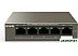 Неуправляемый коммутатор Tenda TEF1105P-4-38W Неуправляемый коммутатор Tenda TEF1105P-4-38W