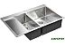Кухонная мойка Paulmark Union R PM537851-BSR