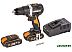 Дрель-шуруповерт Worx WX102 (с 2-мя АКБ, кейс)