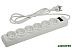 Сетевой фильтр Defender DFS 151 (6 розеток, белый, 1.8 м) (99489) Сетевой фильтр Defender DFS 151 (6 розеток, белый, 1.8 м) (99489)