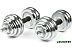 Гантели Atlas Sport Хромированные в чемодане 2x15 кг Гантели Atlas Sport Хромированные в чемодане 2x15 кг