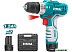 Ударная дрель-шуруповерт Total TIDLI1232 (с 2-мя АКБ, кейс)