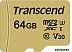 Карта памяти Transcend microSDHC 500S 64GB + адаптер (TS64GUSD500S) Карта памяти Transcend microSDHC 500S 64GB + адаптер (TS64GUSD500S)
