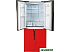 Четырёхдверный холодильник CENTEK CT-1750 Red