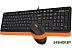 Клавиатура + мышь A4Tech Fstyler F1010 Orange