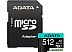 Карта памяти A-Data Premier Pro AUSDX512GUI3V30SA2-RA1 microSDXC 512GB (с адаптером)