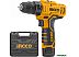 Дрель-шуруповерт Ingco Standard CDLI12325 (с 2-мя АКБ, кейс, поясная сумка, фонарь)